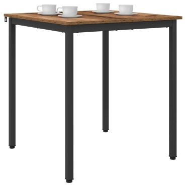 vidaXL Τραπεζαρίες 70x70x75cm Επεξεργασμένο Ξύλο Παλαιωμένο ξύλο