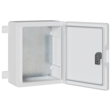 vidaXL Ντουλάπι Ελέγχου Γκρι 32 x 13 x 30 εκ ΑΒΣ Πλαστικό