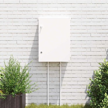 vidaXL Ντουλάπι Ελέγχου Γκρι 57 x 24,5 x 70 εκ ΑΒΣ Πλαστικό