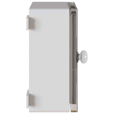 vidaXL Ντουλάπι Ελέγχου Γκρι 32 x 13 x 30 εκ ΑΒΣ Πλαστικό