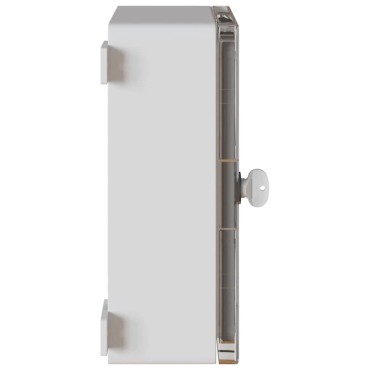 vidaXL Ντουλάπι Ελέγχου Γκρι 32 x 15 x 35 εκ ΑΒΣ Πλαστικό