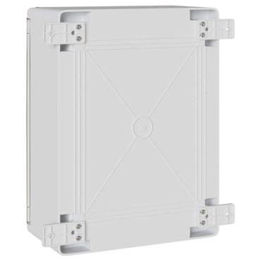 vidaXL Ντουλάπι Ελέγχου Γκρι 37 x 19,5 x 40 εκ ΑΒΣ Πλαστικό