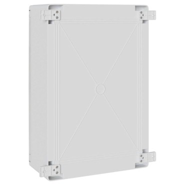 vidaXL Ντουλάπι Ελέγχου Γκρι 47 x 20 x 50 εκ ΑΒΣ Πλαστικό