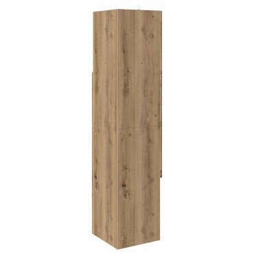 vidaXL Γωνιακό Ντουλάπι 32x32x140cm Επεξεργασμένο Ξύλο Artisan Oak