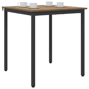 vidaXL Τραπεζαρίες 70x70x75cm Επεξεργασμένο Ξύλο Artisan Δρυς