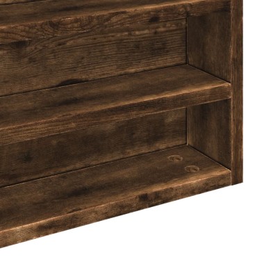 vidaXL Βιτρίνα Καπνιστή Δρυς 100x8,5x75cm από Επεξεργασμένο Ξύλο