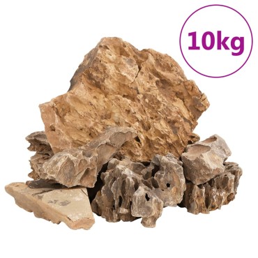 vidaXL Πέτρες Dragon Stones Καφέ 10 κιλά 5-30 εκ.