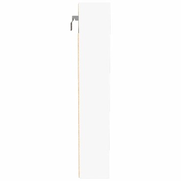 vidaXL Ραφιέρα Λευκή 100x8,5x50cm από Επεξεργασμένο Ξύλο 1 τεμ.