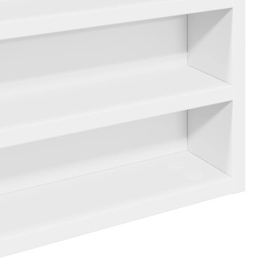 vidaXL Ραφιέρα Λευκή 100x8,5x50cm από Επεξεργασμένο Ξύλο 1 τεμ.