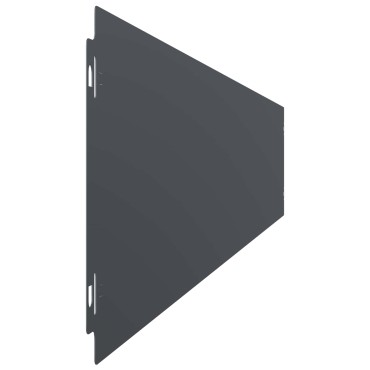 vidaXL Περίγραμμα γκαζόν 30 τμχ. 15 x 103 cm Ατσάλι Ανθρακί