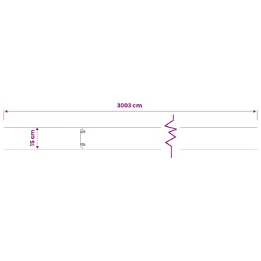 vidaXL Περίγραμμα γκαζόν 30 τμχ. 15 x 103 cm Ατσάλι Ανθρακί