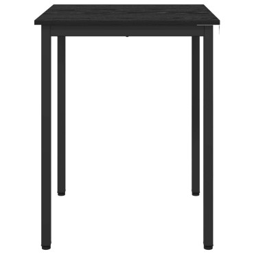 vidaXL Τραπεζαρίες 60x60x75cm Επεξεργασμένο Ξύλο Μαύρη Δρυς