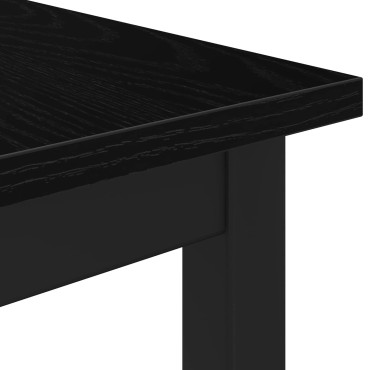 vidaXL Τραπεζαρίες 60x60x75cm Επεξεργασμένο Ξύλο Μαύρη Δρυς