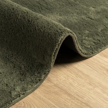 vidaXL Χαλί HUARTE με Κοντό Πέλος Μαλακό/ Πλενόμενο 120x120cm