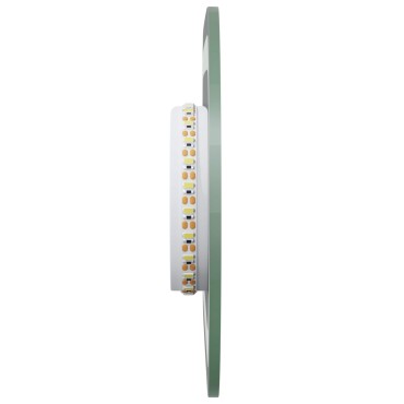 vidaXL Καθρέφτης μπάνιου LED Διαφανές 40 x 15 cm σκληρυμένο γυαλί