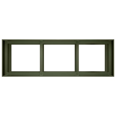 vidaXL Γλάστρα Κήπου Λαδί 120 x 40 x 60 εκ Ψυχρής έλασης χάλυβας