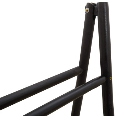 vidaXL Διπλής όψης σκάλα για κουβέρτες Μαύρο 50 x 50 x 159 εκ Μπαμπού