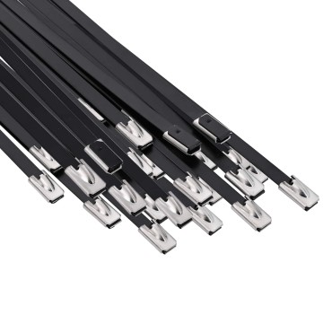 vidaXL Δέσιμο Καλωδίου 25 τμχ. 4,6 x 150 χιλ. Μαύρο