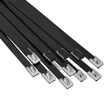 vidaXL Δέσιμο Καλωδίου 12 τμχ. 7,9 x 450 χιλ. Μαύρο