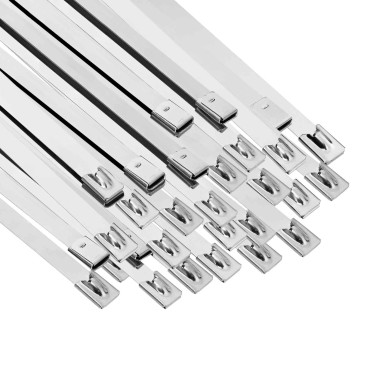 vidaXL Δέσιμο Καλωδίου 250 τμχ. 7,9 x 350 χιλ. Ασημί