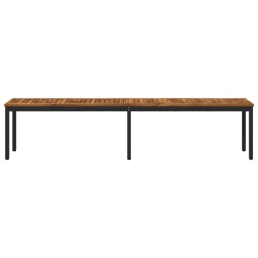 vidaXL Παγκάκι κήπου 201x35x45cm Στερεό Ξύλο Ακακίας Ορθογώνιος 1 τεμ.