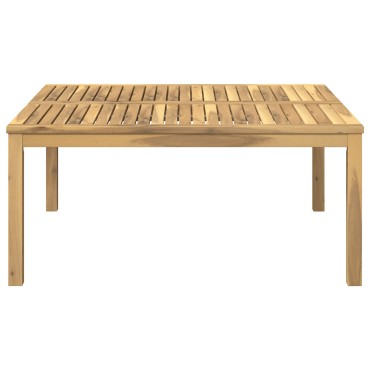 vidaXL Τραπεζάκι σαλονιού Λευκό 98x100,5x45cm Στερεό Ξύλο Ακακίας 1 τεμ.