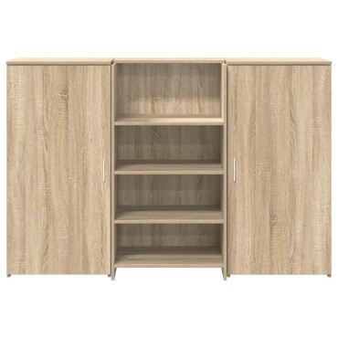 vidaXL Γραφείο υποδοχής Sonoma Δρυς 155x50x103,5cm Επεξεργασμένο Ξύλο 1 τεμ.