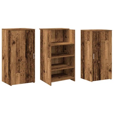 vidaXL Γραφείο υποδοχής Παλιό Ξύλο 155x50x103,5cm Επεξεργασμένο Ξύλο 1 τεμ.