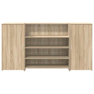 vidaXL Γραφείο υποδοχής Sonoma Δρυς 200x50x103,5cm Επεξεργασμένο Ξύλο 1 τεμ.