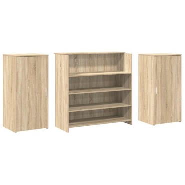 vidaXL Γραφείο υποδοχής Sonoma Δρυς 200x50x103,5cm Επεξεργασμένο Ξύλο 1 τεμ.