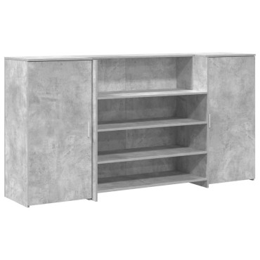 vidaXL Γραφείο υποδοχής 200x50x103,5cm Επεξεργασμένο Ξύλο 1 τεμ.