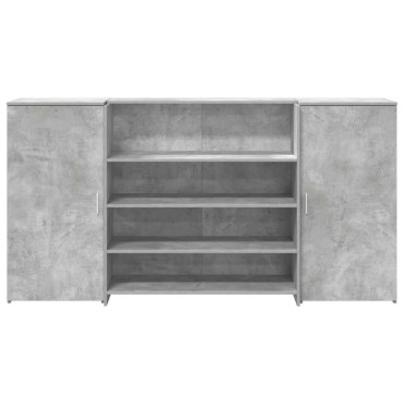 vidaXL Γραφείο υποδοχής 200x50x103,5cm Επεξεργασμένο Ξύλο 1 τεμ.