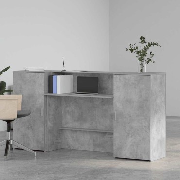 vidaXL Γραφείο υποδοχής 200x50x103,5cm Επεξεργασμένο Ξύλο 1 τεμ.