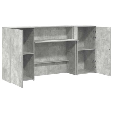 vidaXL Γραφείο υποδοχής 200x50x103,5cm Επεξεργασμένο Ξύλο 1 τεμ.