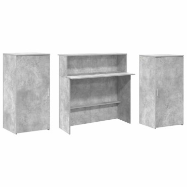 vidaXL Γραφείο υποδοχής 200x50x103,5cm Επεξεργασμένο Ξύλο 1 τεμ.