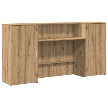 vidaXL Γραφείο υποδοχής 200x50x103,5cm Επεξεργασμένο Ξύλο 1 τεμ.