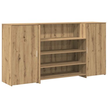 vidaXL Γραφείο υποδοχής 200x50x103,5cm Επεξεργασμένο Ξύλο 1 τεμ.