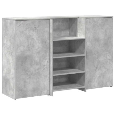 vidaXL Γραφείο υποδοχής 155x50x103,5cm Επεξεργασμένο Ξύλο 1 τεμ.