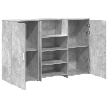 vidaXL Γραφείο υποδοχής 155x50x103,5cm Επεξεργασμένο Ξύλο 1 τεμ.