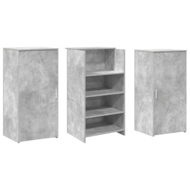 vidaXL Γραφείο υποδοχής 155x50x103,5cm Επεξεργασμένο Ξύλο 1 τεμ.