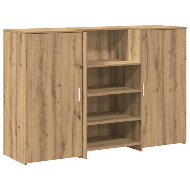 vidaXL Γραφείο υποδοχής 155x50x103,5cm Επεξεργασμένο Ξύλο 1 τεμ.