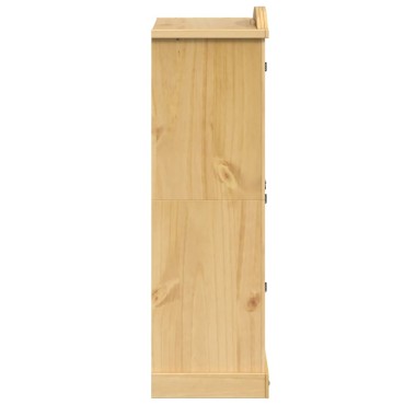 vidaXL Ντουλάπα "Corona" 101x52x170cm από Μασίφ Ξύλο Πεύκου 1 τεμ.