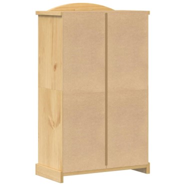 vidaXL Ντουλάπα "Corona" 101x52x170cm από Μασίφ Ξύλο Πεύκου 1 τεμ.