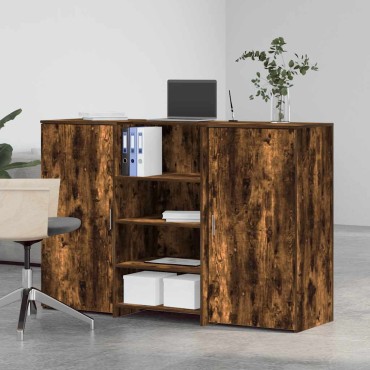 vidaXL Γραφείο υποδοχής 155x50x103,5cm Επεξεργασμένο Ξύλο 1 τεμ.