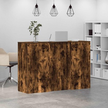 vidaXL Γραφείο υποδοχής 155x50x103,5cm Επεξεργασμένο Ξύλο 1 τεμ.