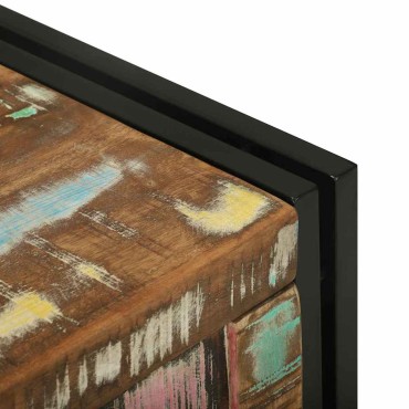 vidaXL Κουτί αποθήκευσης Καφέ και Μαύρο 50x50x50cm