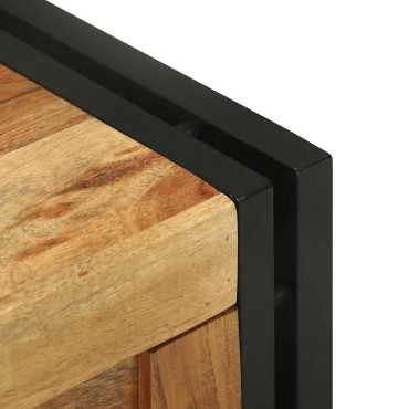 vidaXL Κουτί αποθήκευσης Καφέ και Μαύρο 40x40x40cm