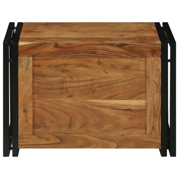 vidaXL Κουτί αποθήκευσης 60x40x41cm Στερεό Ξύλο Ακακίας