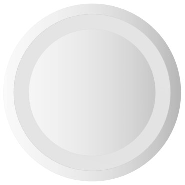 vidaXL Καθρέφτης μπάνιου LED Διαφανές Ø 30 cm σκληρυμένο γυαλί