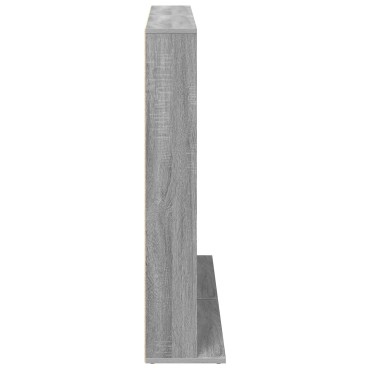 vidaXL Ντουλάπα CD 2 τεμ. Γκρι Sonoma 65x23,5x97,5cm